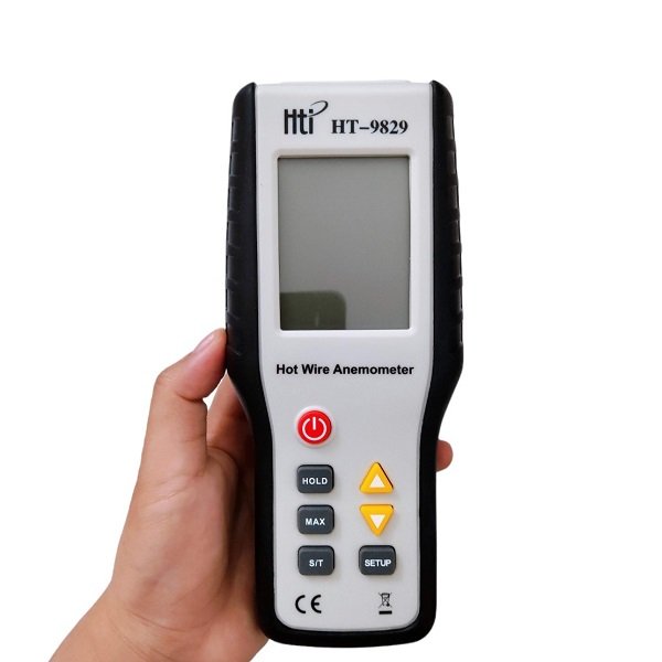 Hti Instrument HT-9829 Hot wire anemometer เครื่องวัดความเร็วลม Hti Xintest ...