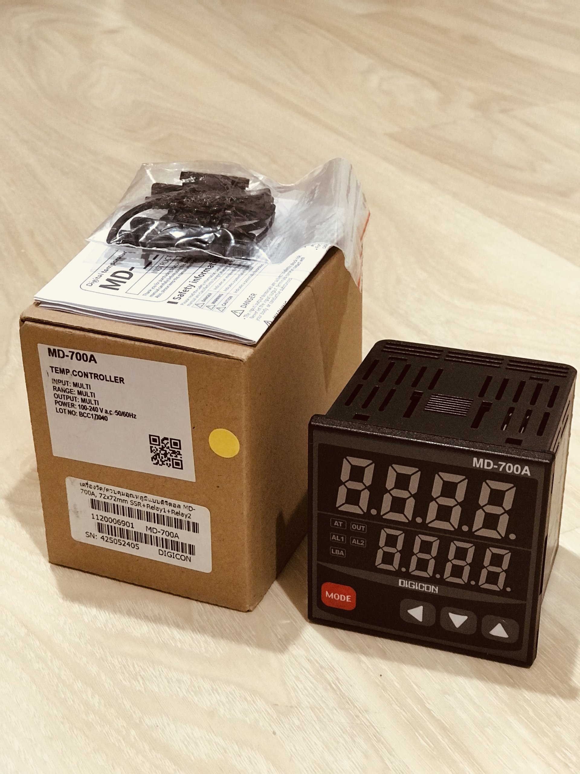 Digicon Control DIGICON MD-700A เครื่องวัดและควบคุมอุณหภูมิแบบดิจิตอล | Digital ...