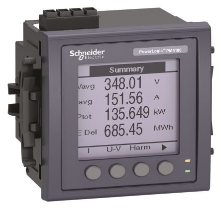 METSEPM5100  , Schneider Electric PM5000 LCD Digital Power Meter, 92mm x 92mm, 3 Phase , ±0.5 % Accuracy / ราคา