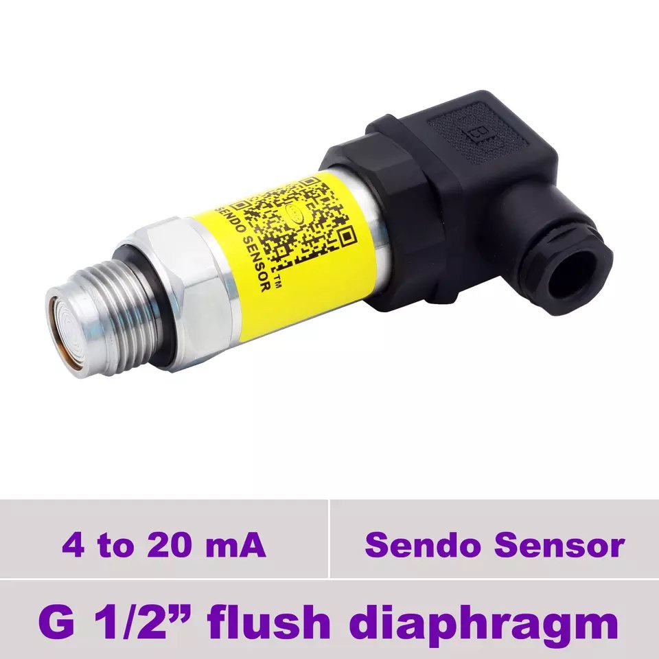SENDO Model SS402 / ranges 0-400 bar เซนเซอร์วัดความดัน Flush Pressure sensor Transmitter (Output 4-20mA 2 Wire) (Supply 12-36VDC) (เกลียว G1/2") @ ราคา