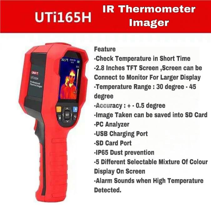 UTi165H , UNI-T , กล้องถ่ายภาพความร้อนสำหรับวัดไข้ / ราคา 