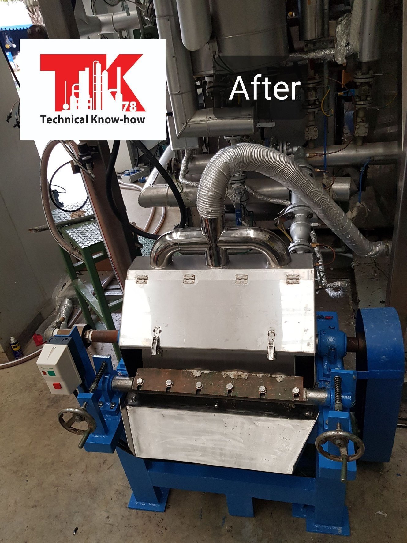 Flaker machine for wax