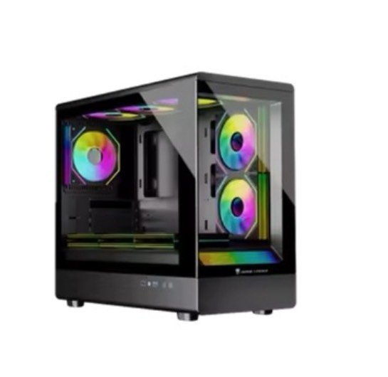 Leopard Ms01 CASE mATX MS-01 JUNGLE LEOPARD (WHITE)