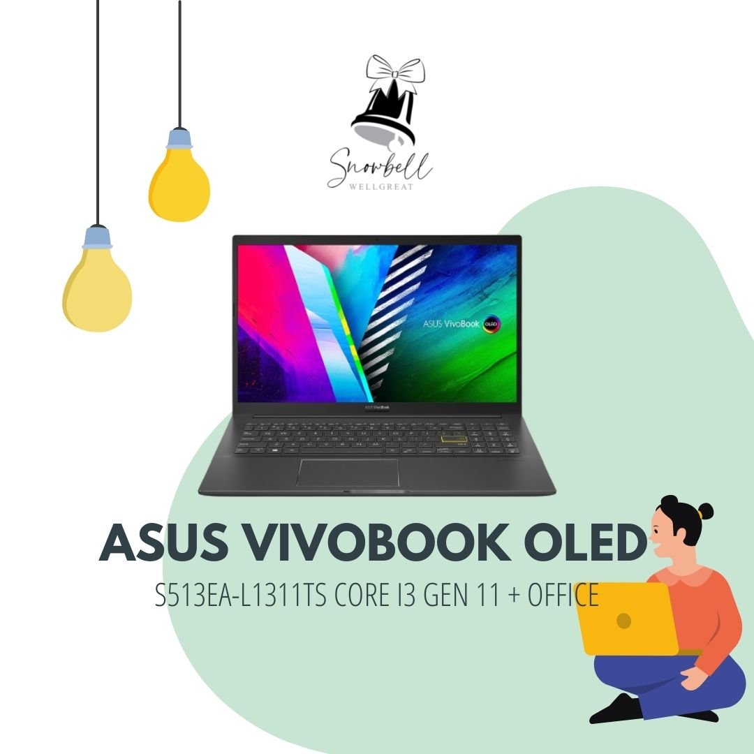 ASUS VIVOBOOK OLED S513EA-L1311TS CORE I3 GEN 11 + OFFICE