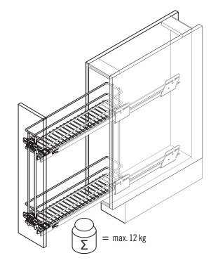 ชุดตู้สูง VS TAL® Rack 15 - precisionline