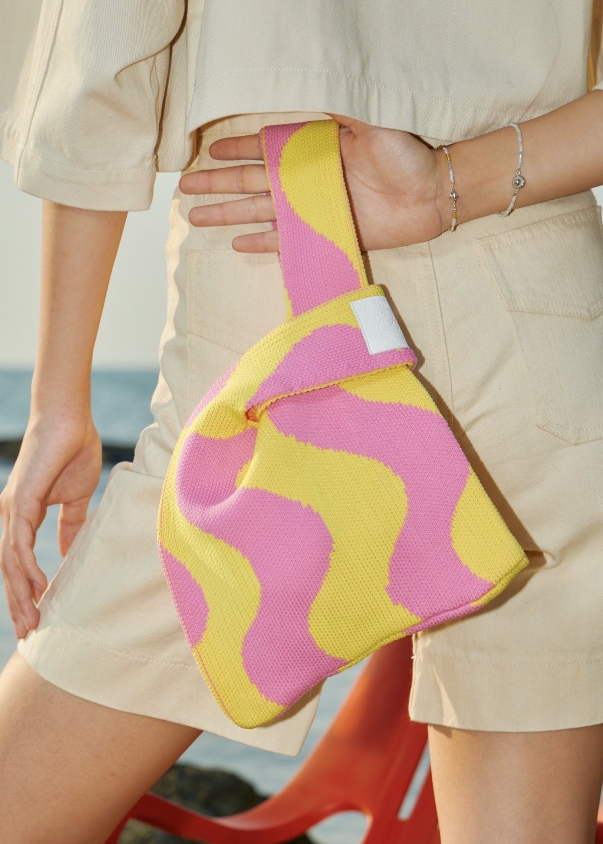 06 EVERYDAY TOTE (PINK/YELLOW)