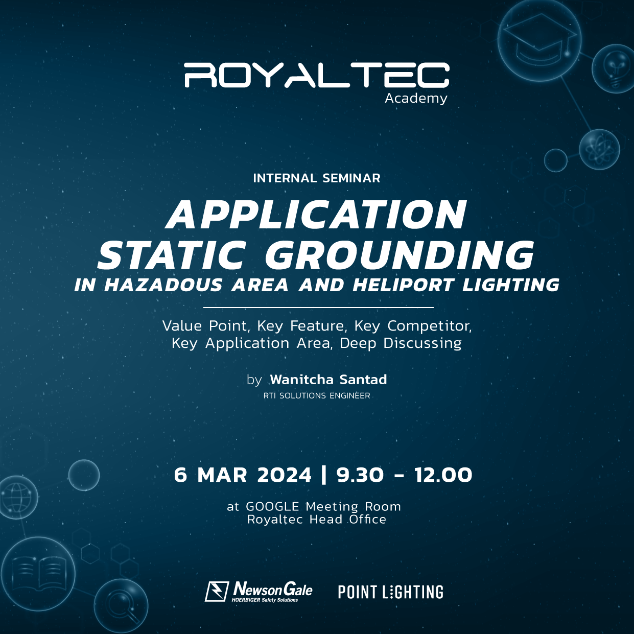 Training-Application static grounding in Hazadous area and Heliport lighting 