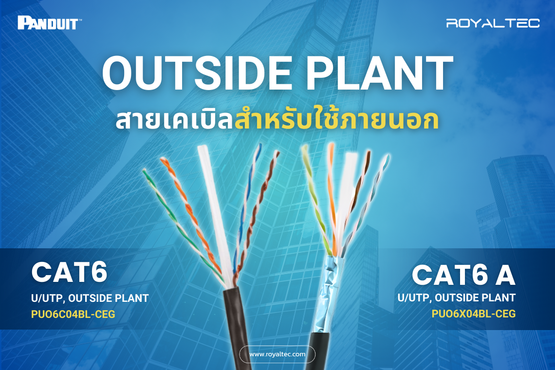 สายเคเบิล UTP Outside Plant สำหรับใช้งานภายนอก 