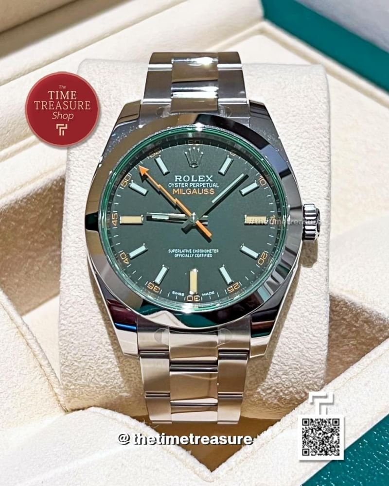 Rolex 11640GV Milgauss Stainless Steel 40mm