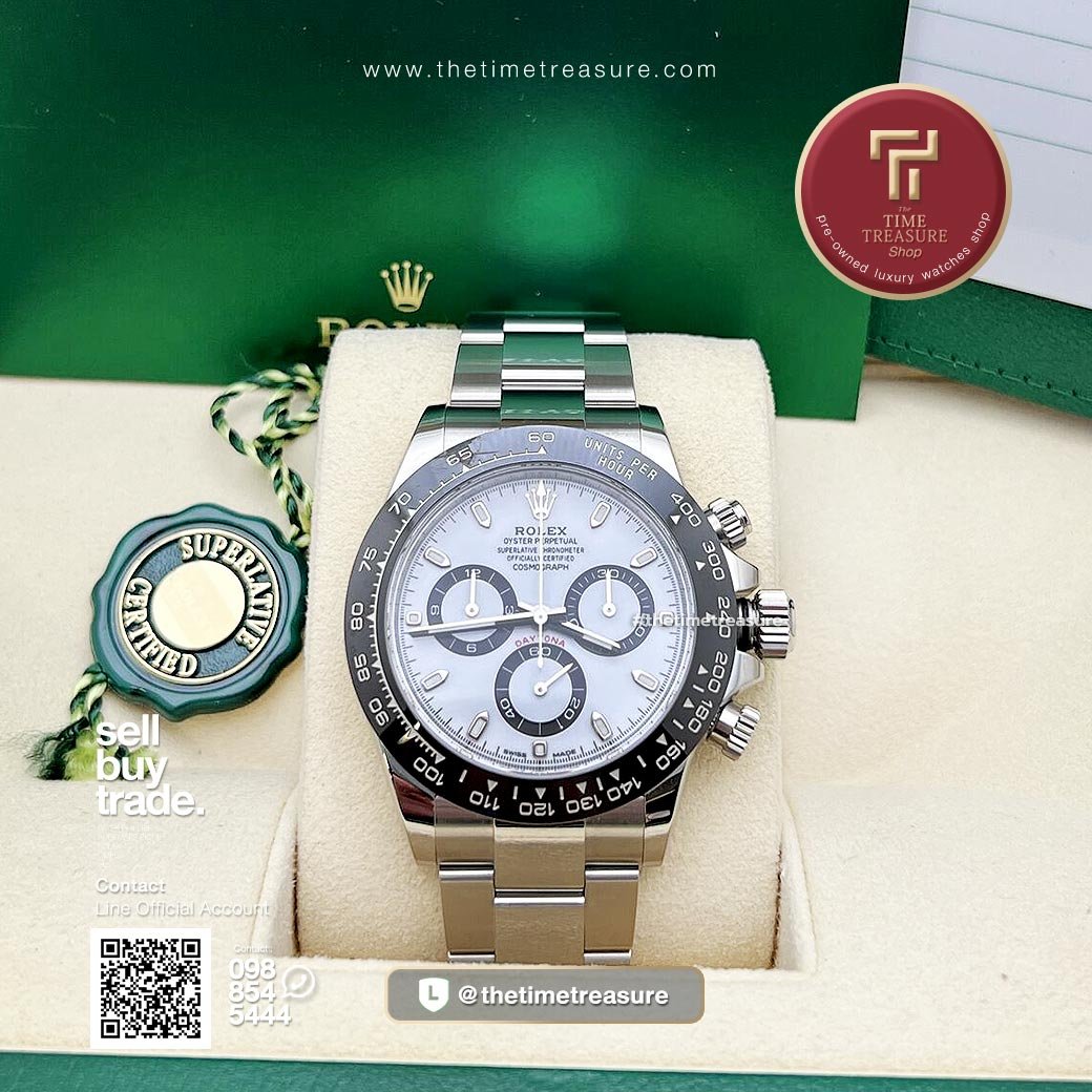 Rolex Daytona 116500LN White Panda Ceramic