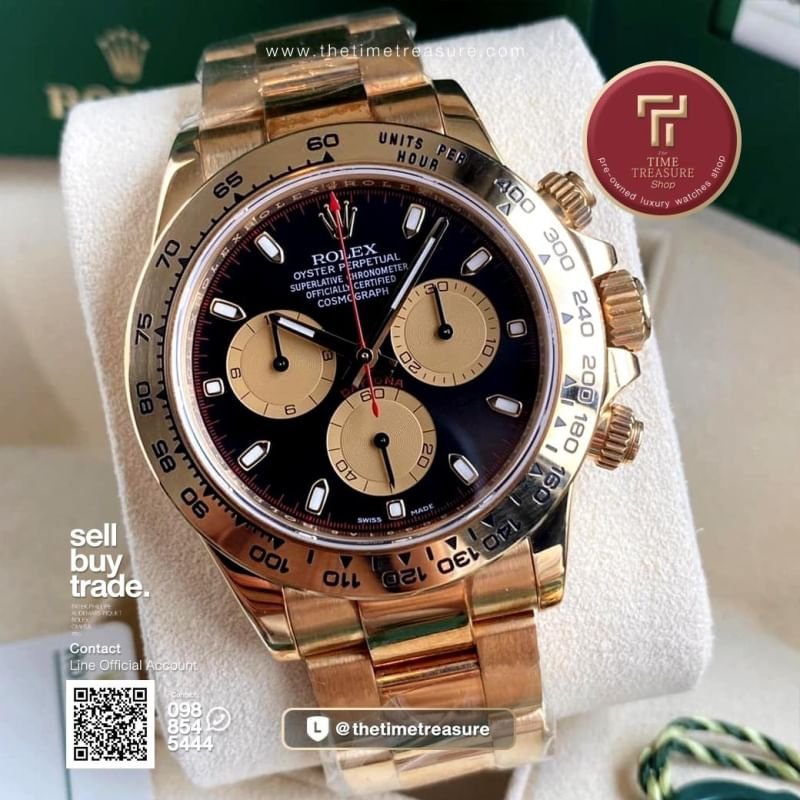 Rolex Daytona 116508 Full Yellow Gold ( Paul Newman Dial )