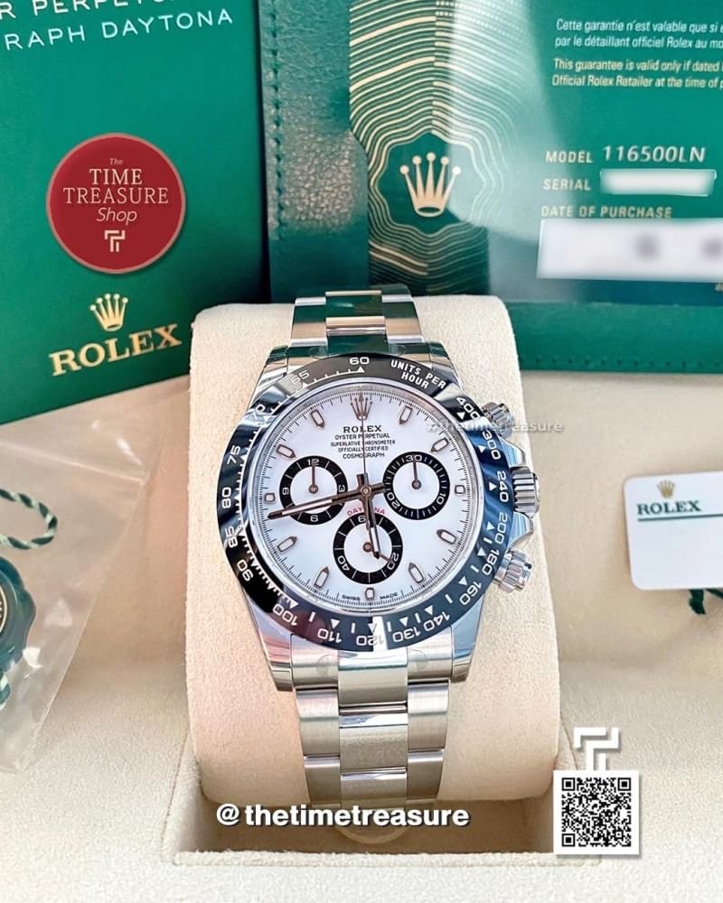 Rolex Daytona 116500LN White Panda Ceramic