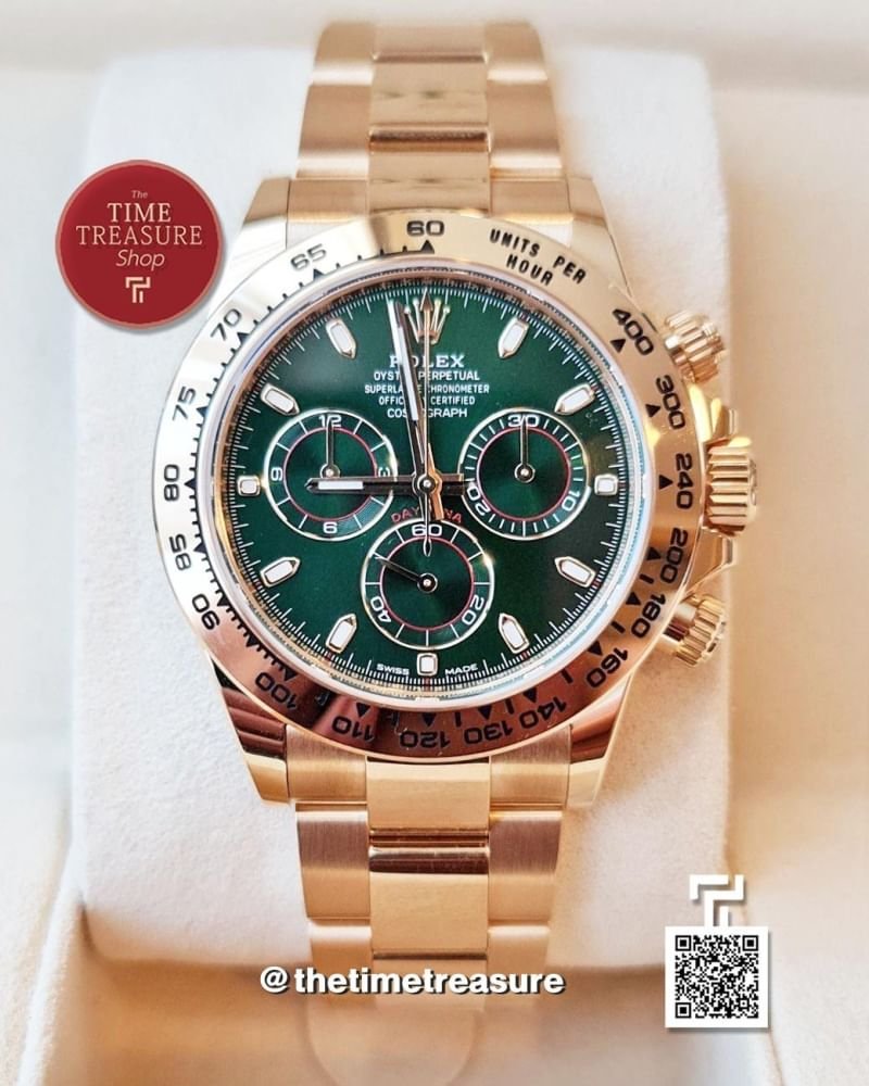 Rolex Daytona 116508 Full Yellow Gold Green Dial (LOKI)