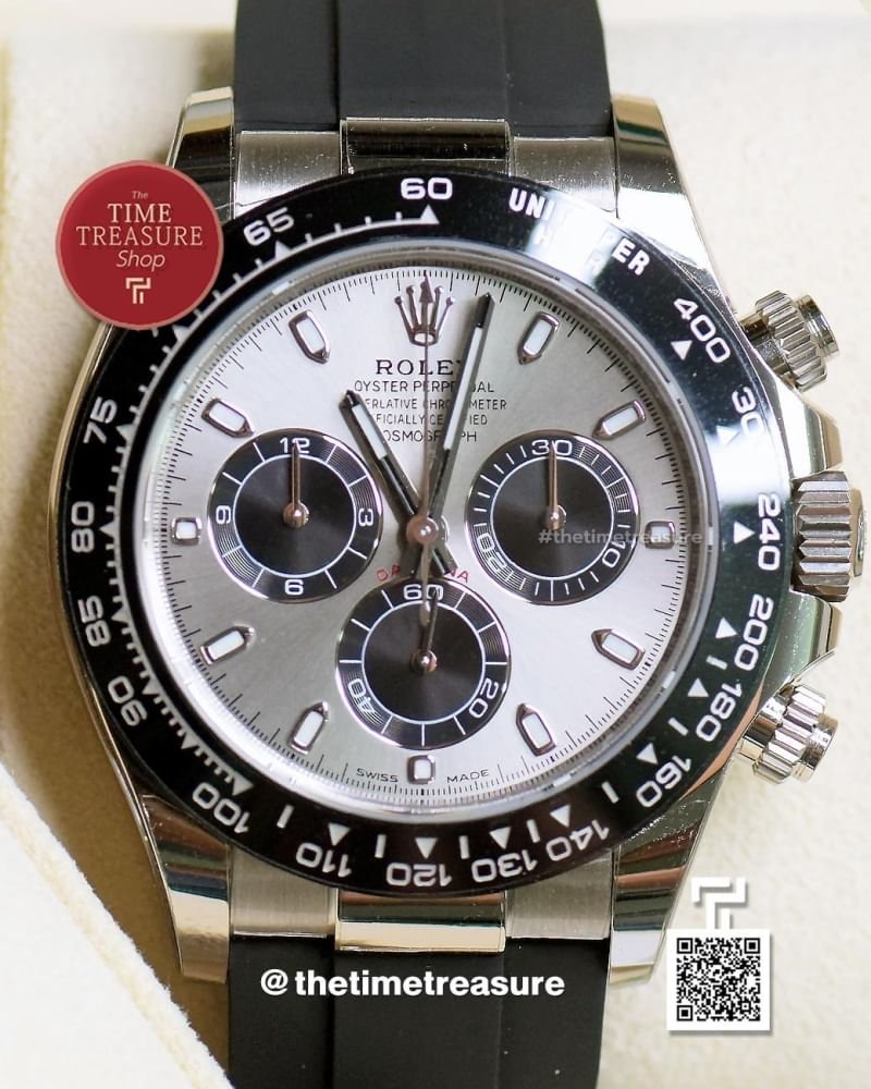 Rolex Daytona 116519LN White Gold Silver Panda Dial