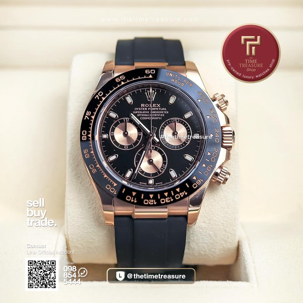 Rolex Daytona 116515LN Everose Gold Black Dial