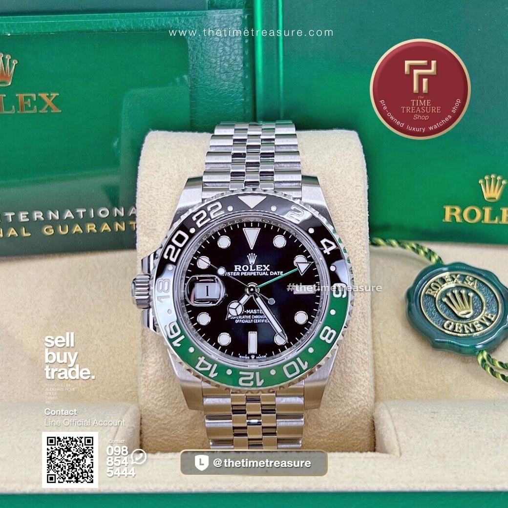Rolex 126720VTNR GMT-Master II Sprite Jubilee Steel