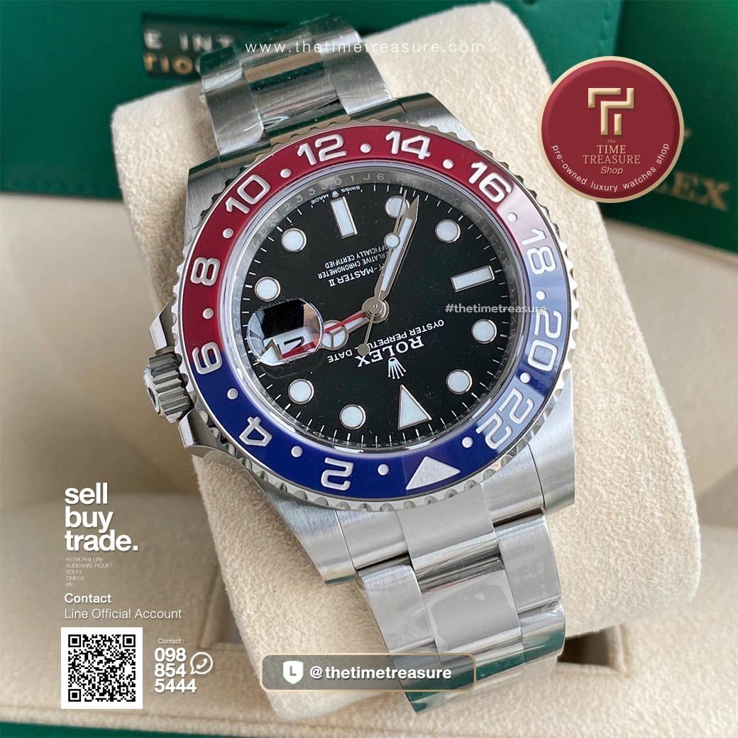 Rolex 126710BLRO GMT-Master II Pepsi Oyster Steel