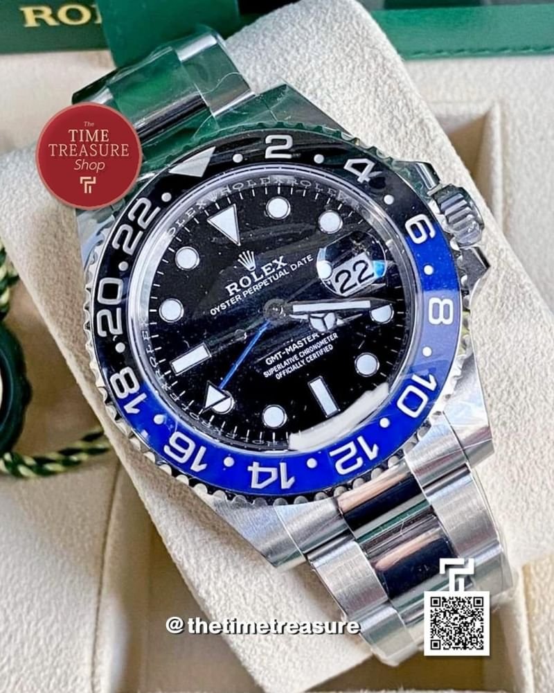 Rolex 126710BLNR GMT Master II Batman Oyster Steel