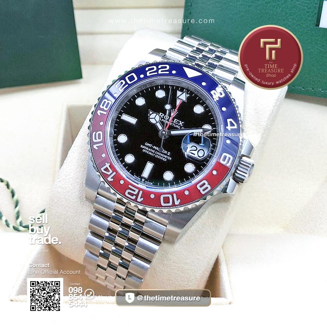 Rolex 126710BLRO GMT-Master II Pepsi Jubilee