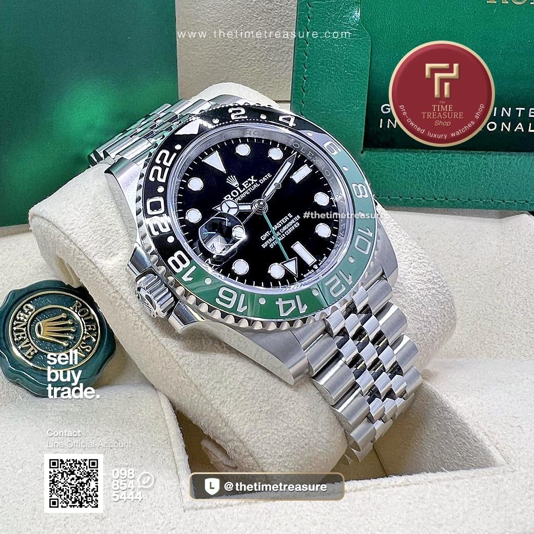 Rolex 126720VTNR GMT-Master II Sprite Jubilee Steel