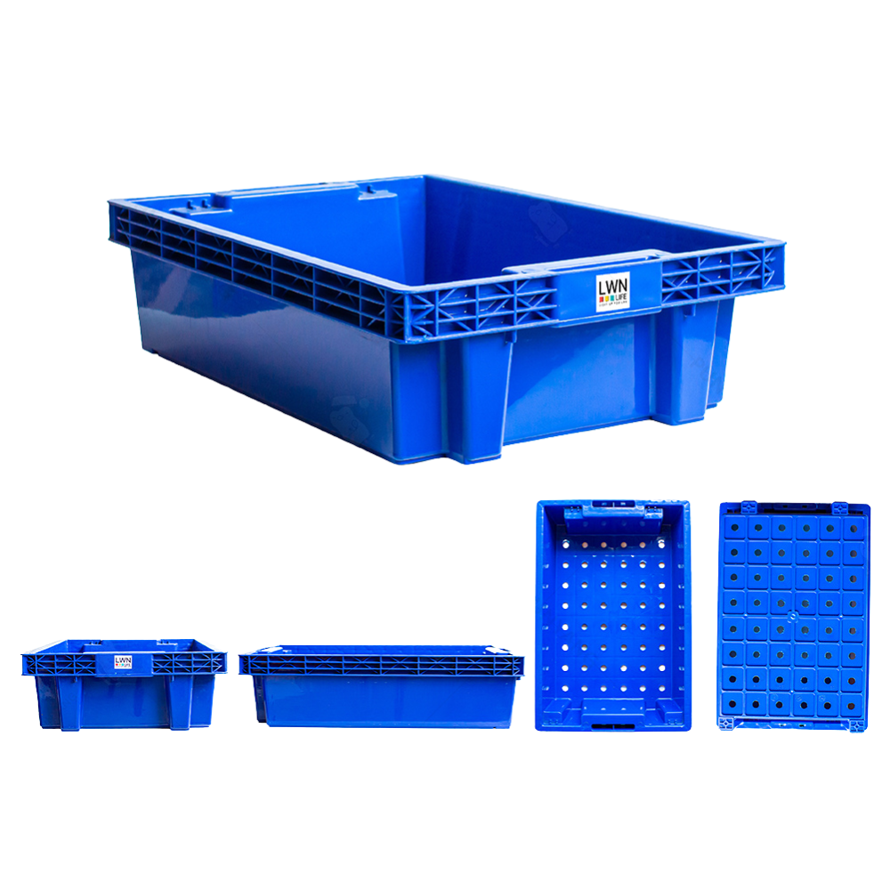 No.120B Stackable Perforated Rectangular Plastic Tray