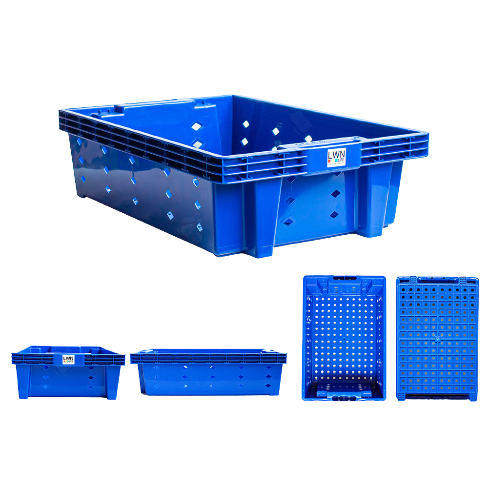 No.137 Stackable Perforated Rectangular Plastic Tray