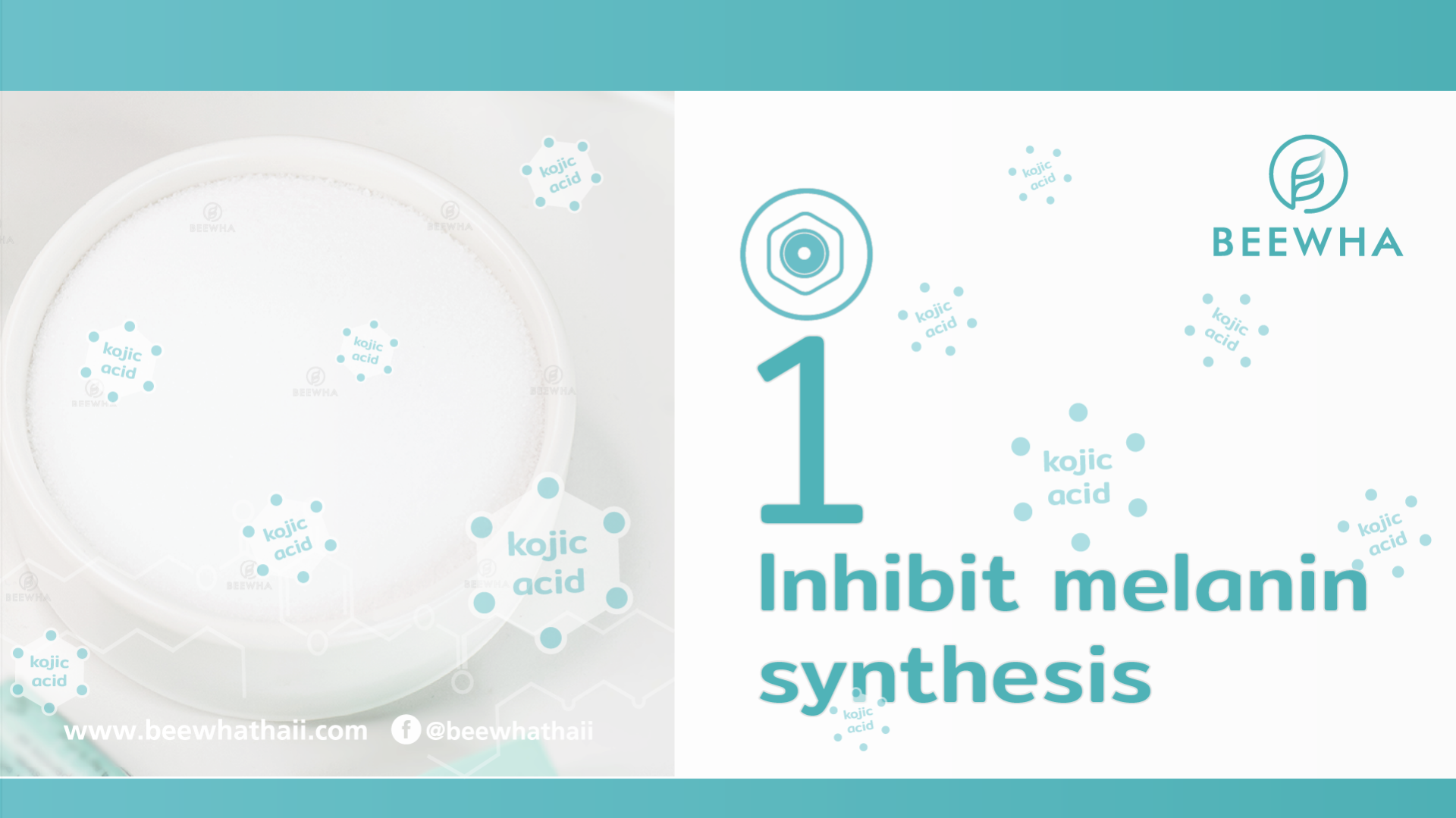 Inhibit melanin synthesis