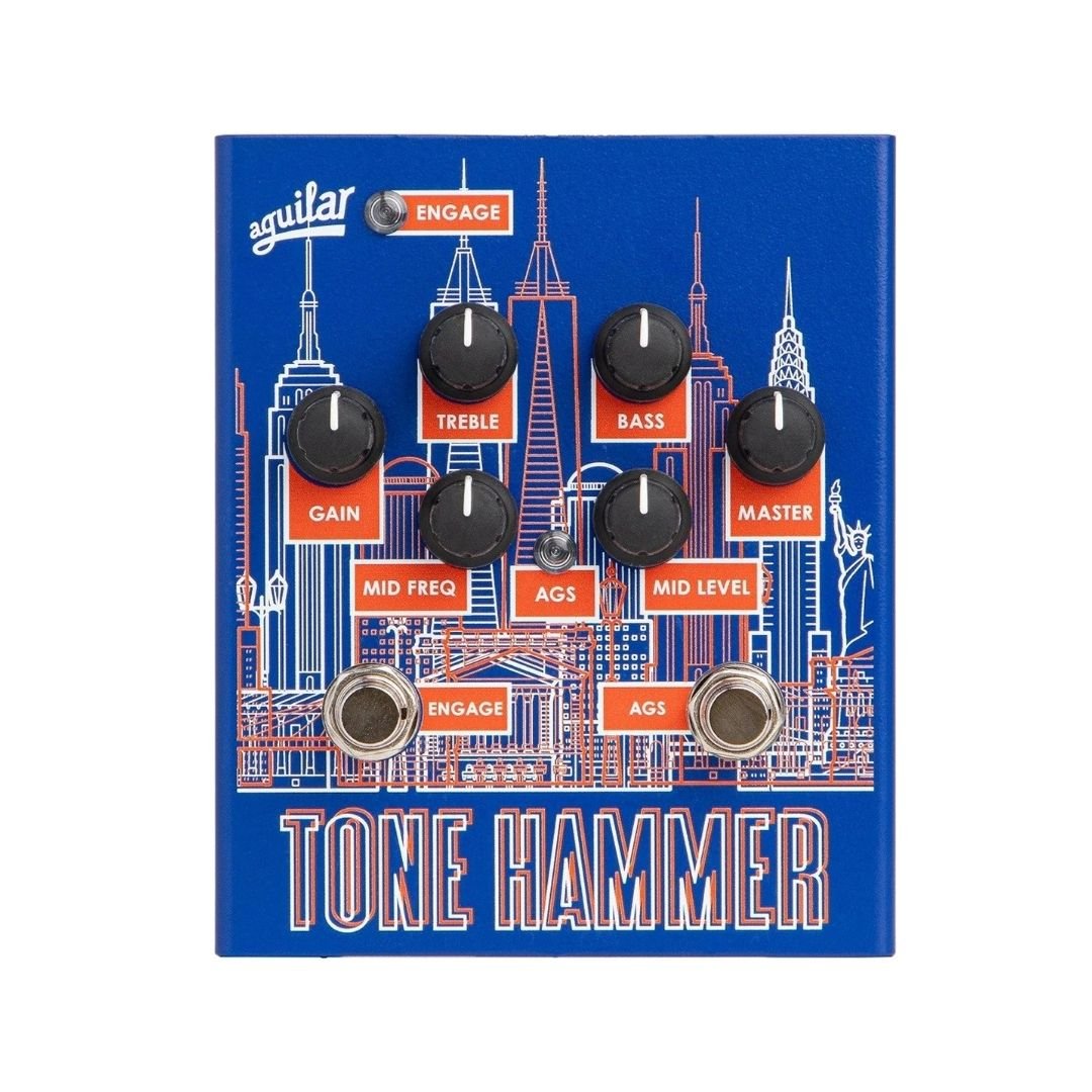 Pedale Aguilar Tone Hammer, Preamplificatore E Direct Box Per Basso Elettrico, Overdrive, Usato Testato - Foto 2