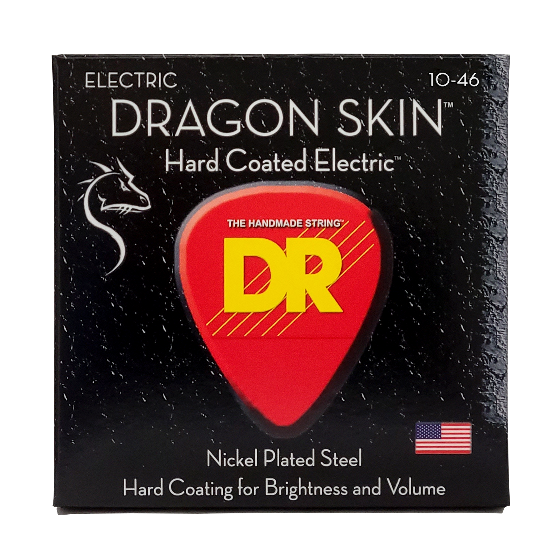 DR Strings Dragon Skin K3 Coated Electric Guitar Strings - .010-.046 Medium