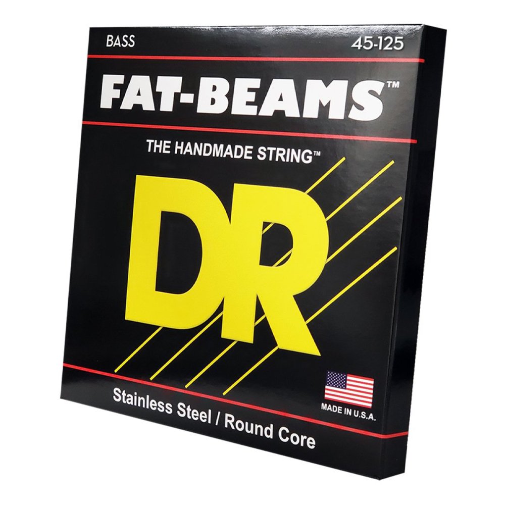 DR Strings Fat-Beams Stainless Steel Bass Guitar Strings