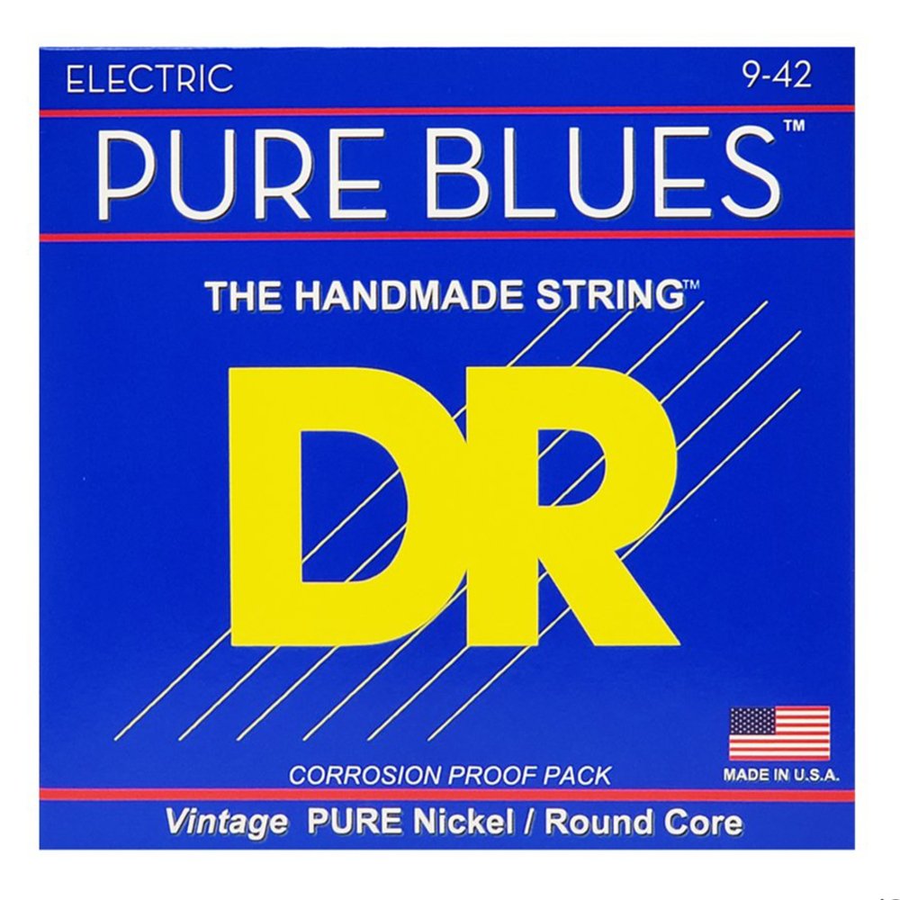 Cacuna String DR Strings Pure Blues Pure Nickel Electric Guitar Strings