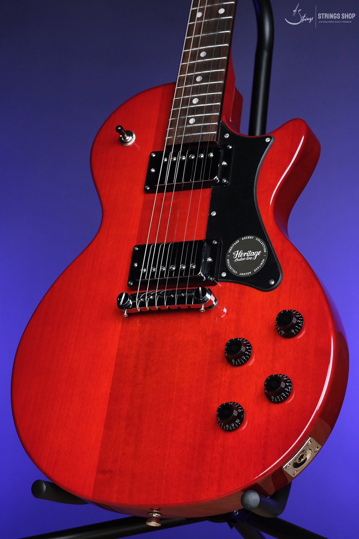 Heritage Ascent Collection H-137 Humbucker Electric Guitar, Vintage Cherry