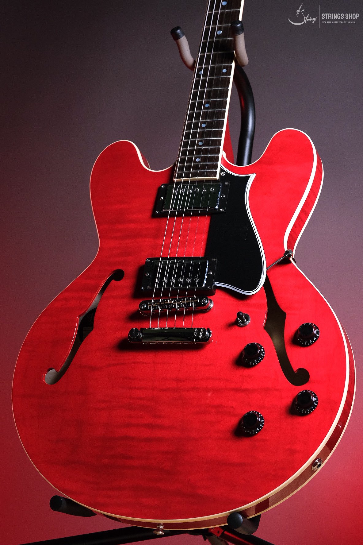 Heritage Standard Collection H-535 Electric Guitar with Case, Trans Cherry