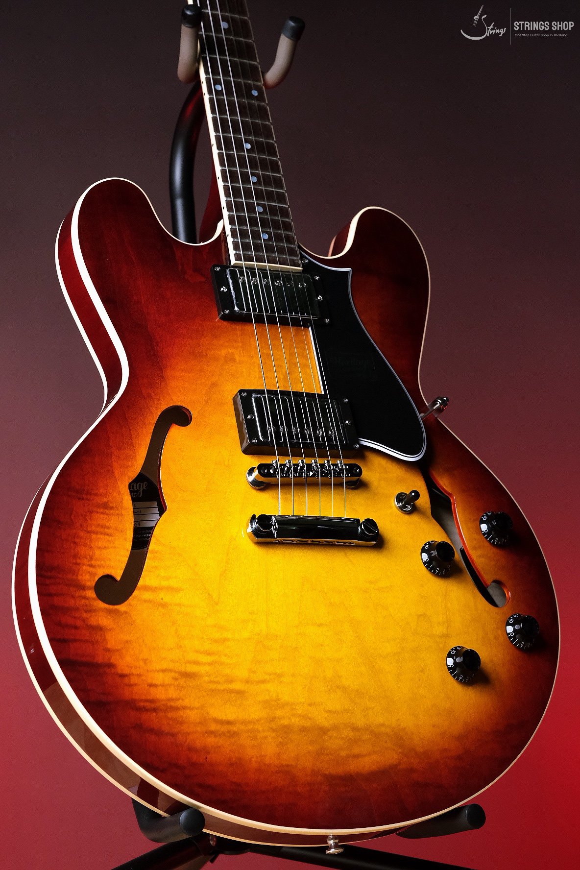 Heritage Factory Special Standard H-535 Electric Guitar, Bourbon Burst