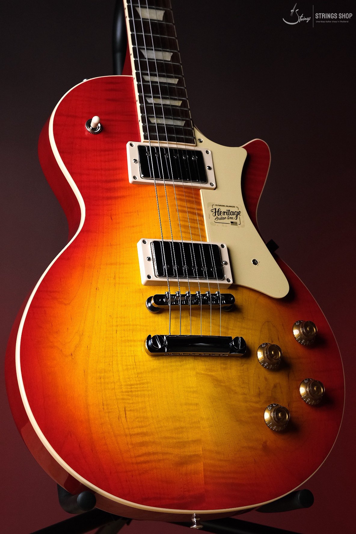 Heritage Standard Collection H-150 Electric Guitar With Case, Vintage Cherry Sunburst