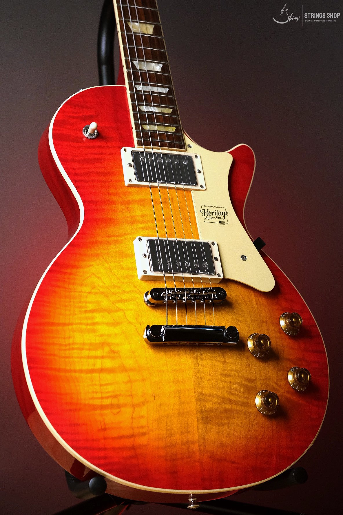 Heritage Standard Collection H-150 Electric Guitar With Case, Vintage Cherry Sunburst