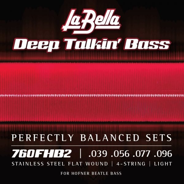 La Bella 760FHB2 "Beatle" Bass Stainless Flats - 39-96
