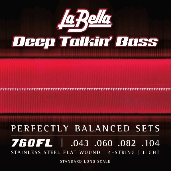 La Bella Deep Taklin Bass Flat Wound Light 43-104