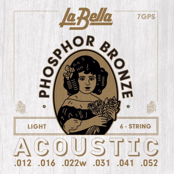 La Bella 7GPS Phosphor Bronze - Light