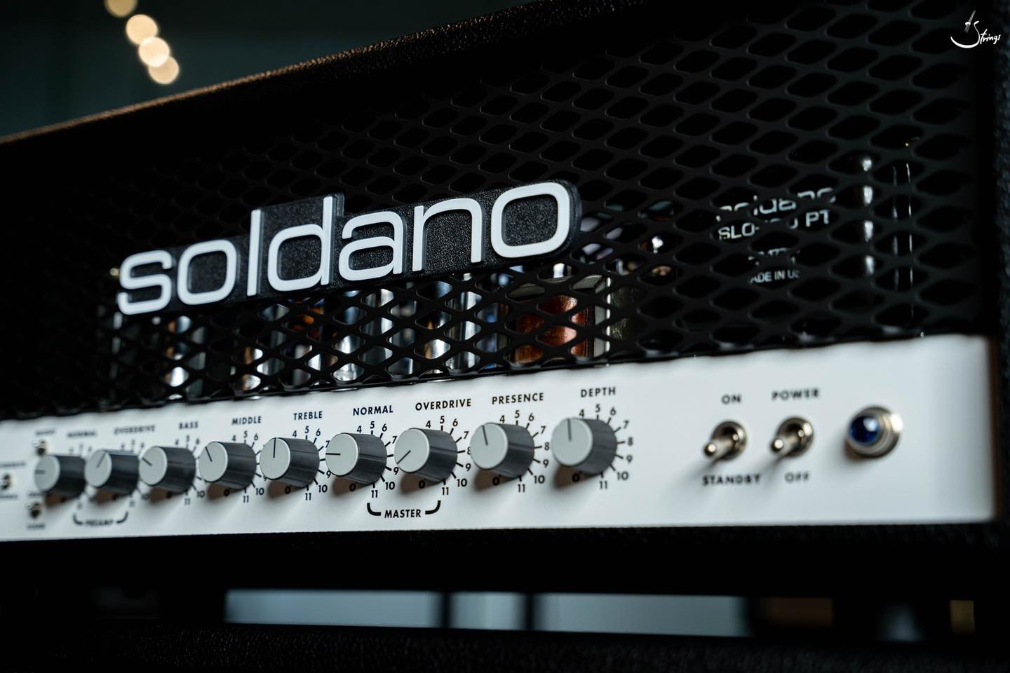 Super Lead Layout Soldano SLO-100 Super Lead Overdrive 100-watt Tube Head - Metal Grille