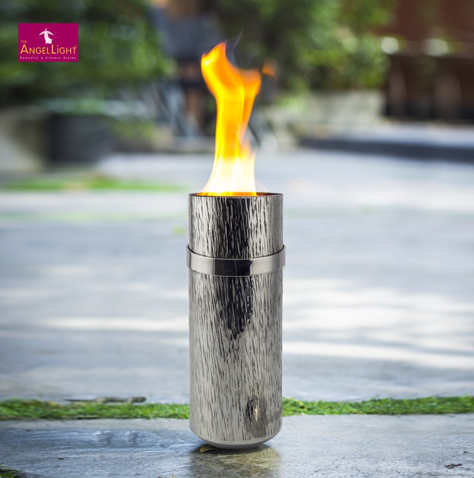 Angel Torch - M5 (Silver) + Wooden Pole