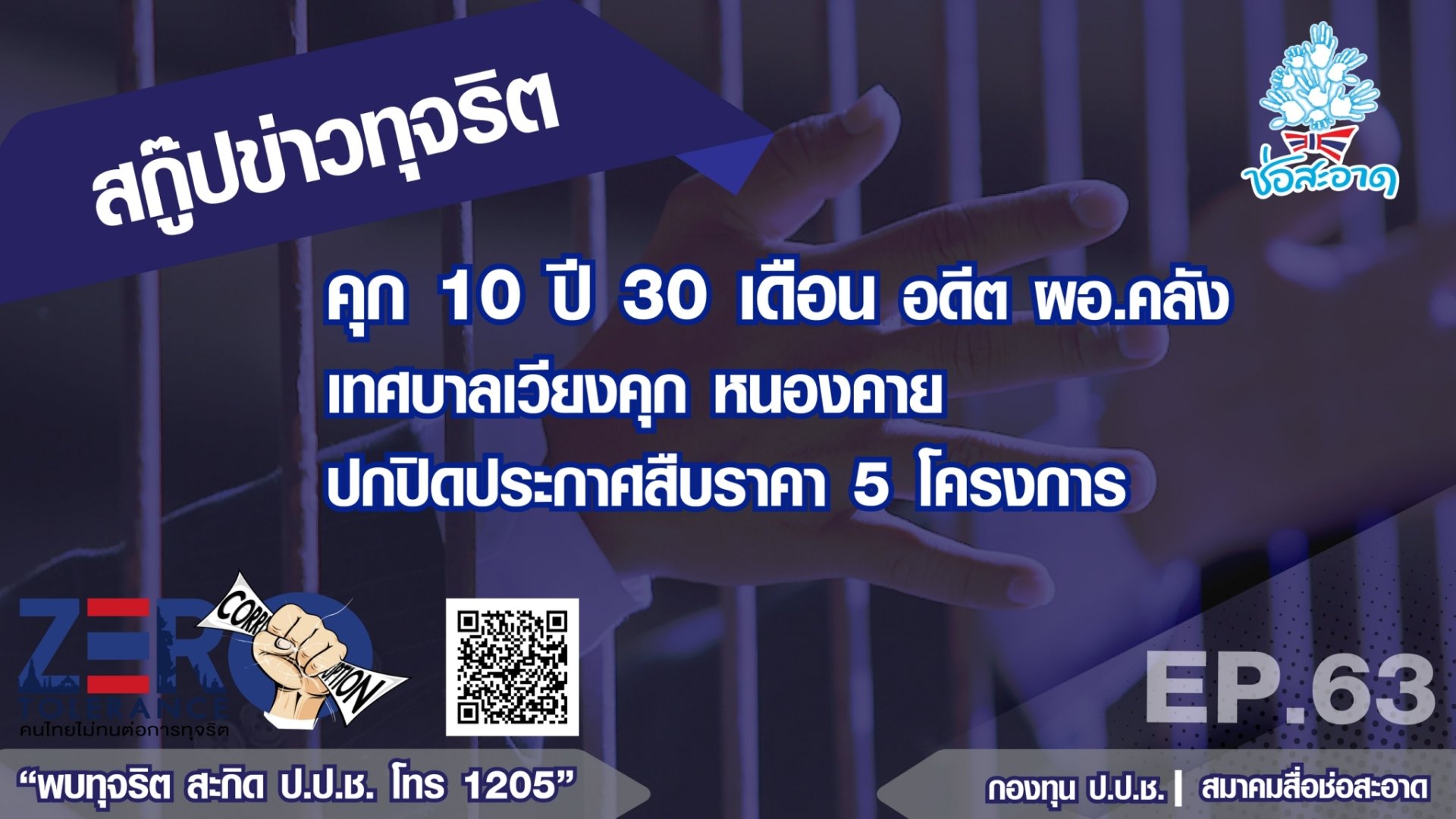 คุก 10 ปี 30 เดือน อดีตผอ.คลัง เทศบาลเวียงคุก หนองคาย ปกปิดประกาศสอบราคา 5 โครงการ