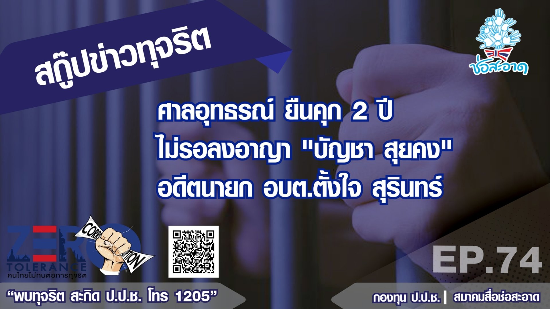 ศาลอุทธรณ์ ยืนโทษ คุก 2 ปี ไม่รอลงอาญา “บัญชา สุยคง” อดีตนายก อบต.ตั้งใจ สุรินทร์ EP.74