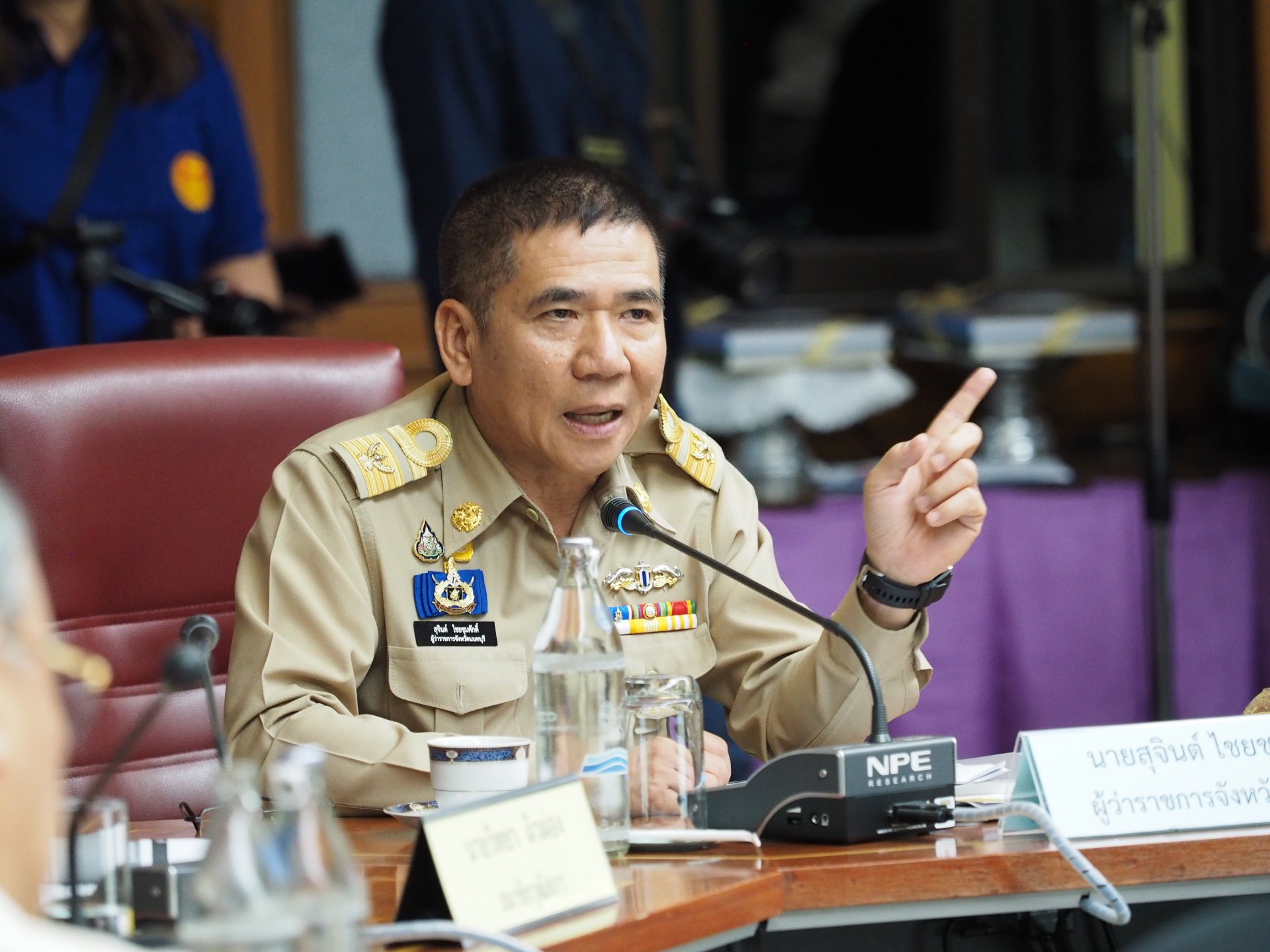 ผู้ว่าฯสุจินต์ ไชยชุมศักดิ์ ต้อนรับคณะสมาชิกวุฒิสภาพบประชาชนจังหวัดนนทบุรี ผู้ว่าฯสุจินต์ ไชยชุมศักดิ์ ต้อนรับคณะสมาชิกวุฒิสภาพบประชาชนจังหวัดนนทบุรี