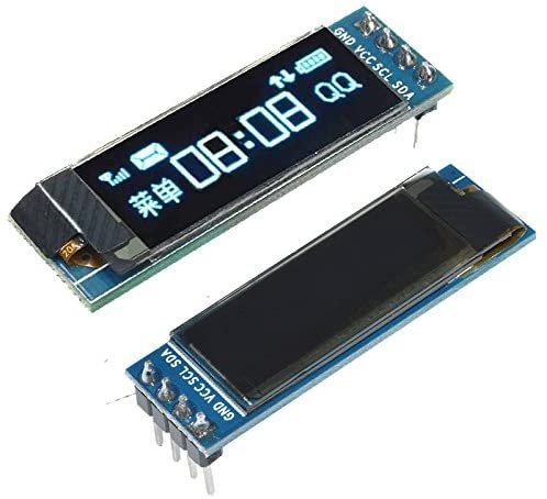 OLED 0.91 inch 128x32 I2C Blue SSD1306