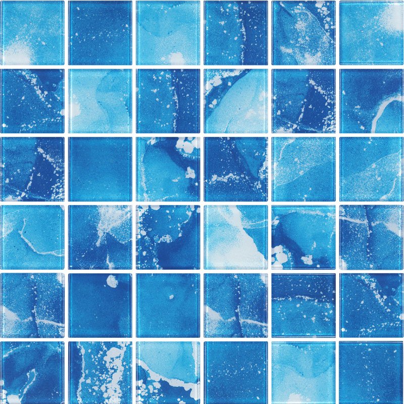 Lake Medicine Dark Blue (48) ขนาดเม็ด 48x48x4mm แผ่นละ 36 เม็ด บรรจุ 11 แผ่น/กล่อง