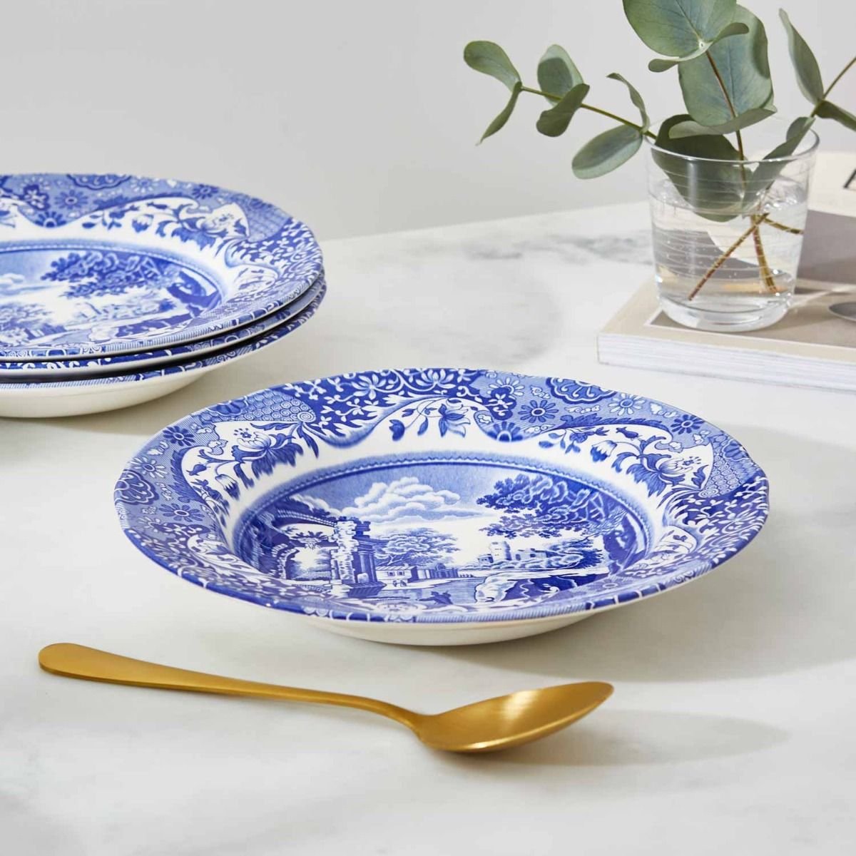 Spode Brand Spode Blue Italian 9 in / 23 cm Soup Plate