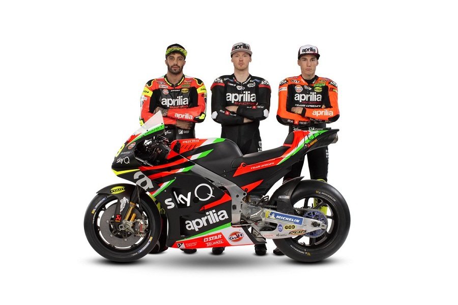 Aprilia เปิดตัวรถแข่ง MotoGP 2019 Aprilia เปิดตัวรถแข่ง MotoGP 2019