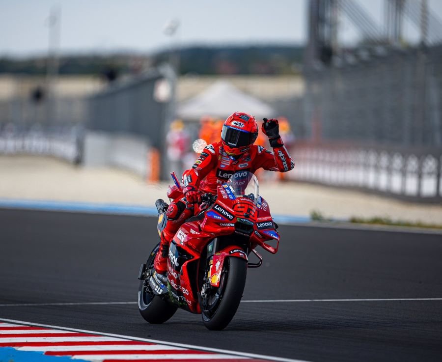 Ducati กวาดโพเดียม! มาร์ก มาร์เกซ คว้าชัยสปรินท์บาลาตอน