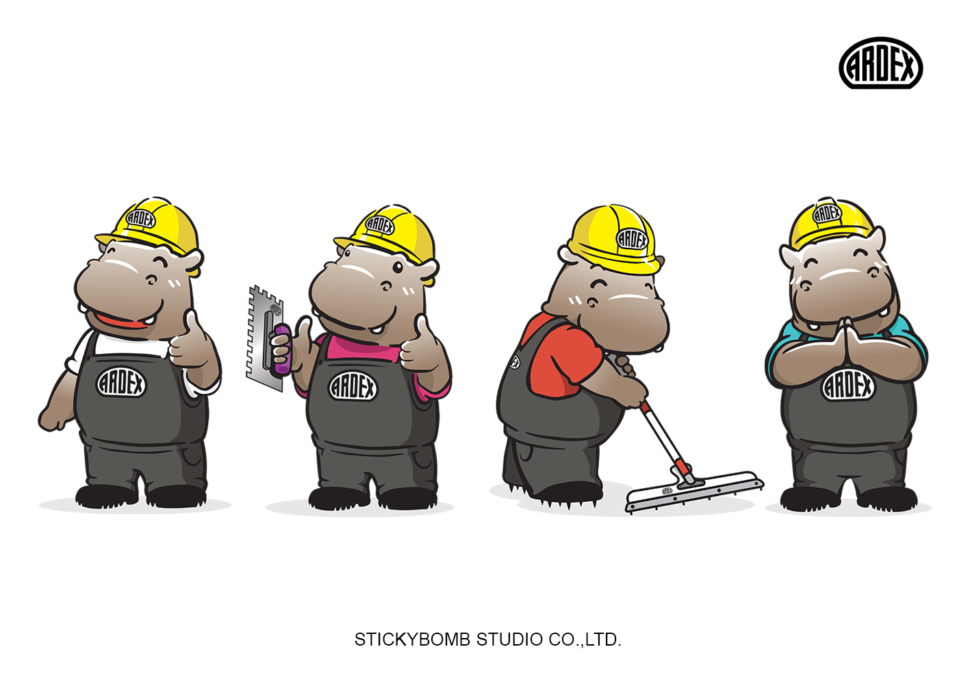 "Ardex Thailand" Mascot Design "Ardex Thailand" Mascot Design